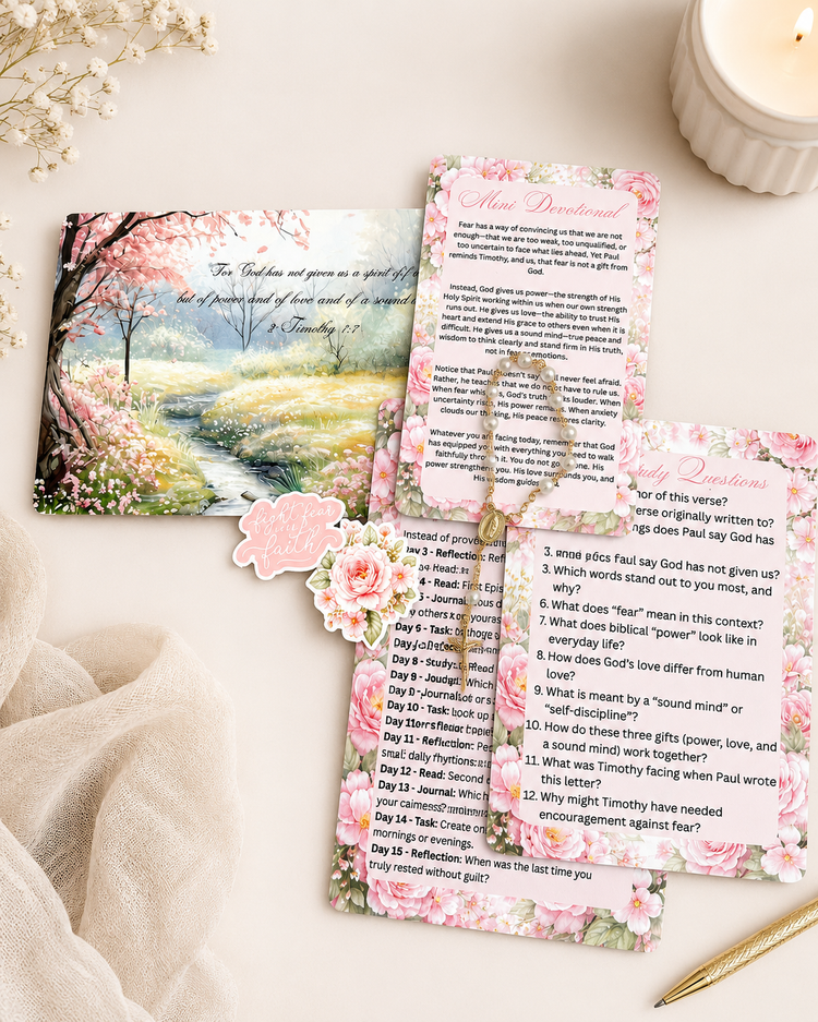 July’s Catch Up Month Bible Study Kit