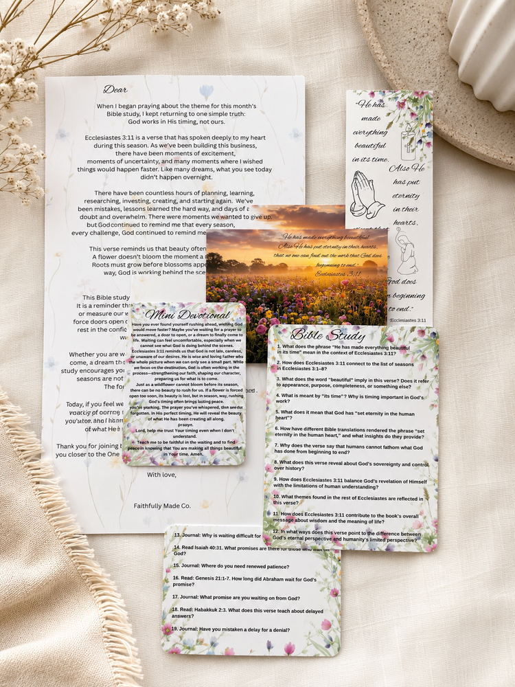 (AUGUST) International Bible Study Snail Mail