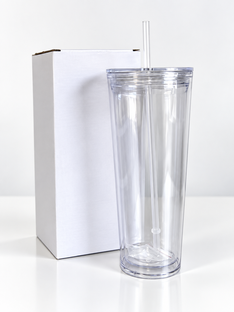 24oz Acrylic Stadium Tumbler Snowglobe